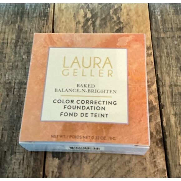LAURA GELLER Baked Balance-n-Brighten Color Correcting Foundation Fair 0.32oz - Picture 1 of 9